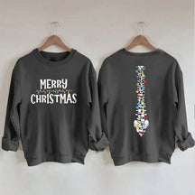 Light Merry Christmas Sweatshirt