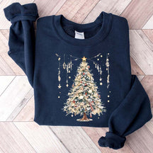 Cute Christmas Tree Vintage Sweatshirt