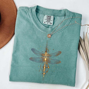Bright Golden Dragonfly T-Shirt