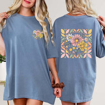 Spring Floral Graphic Lover T-Shirt