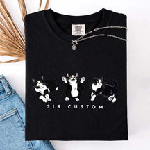 Custom Tuxedo Cat T-Shirt