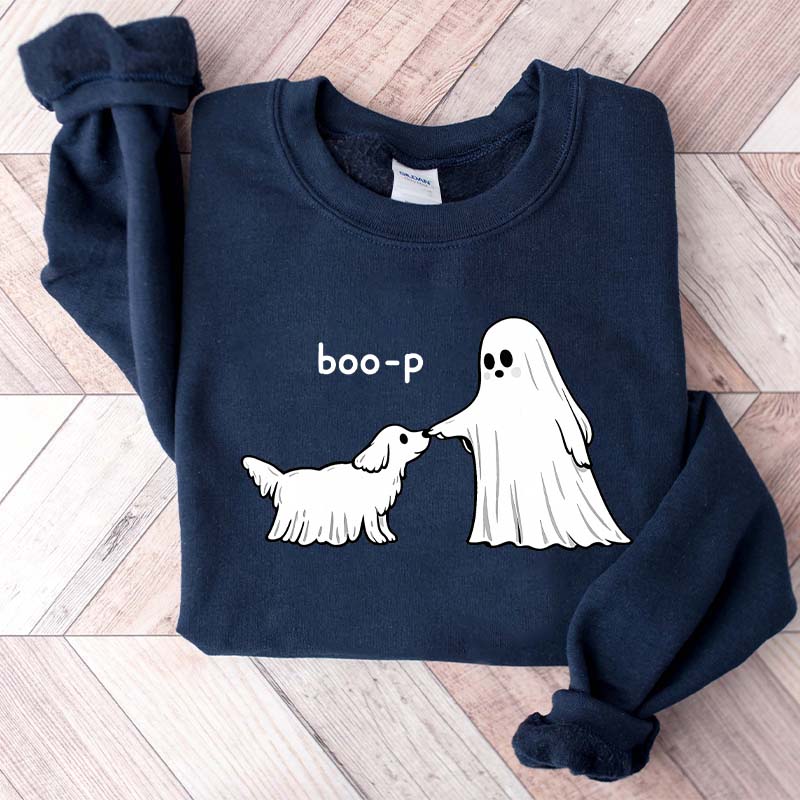 Spooky Season Boo-P Halloween Crewneck Sweatshirt