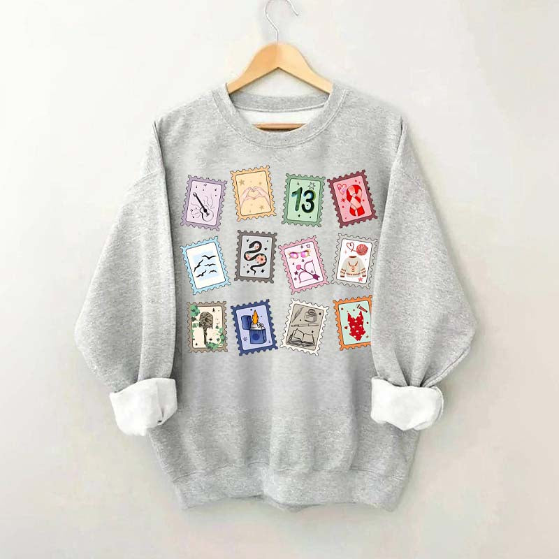 Music Stamps Sweatshirt