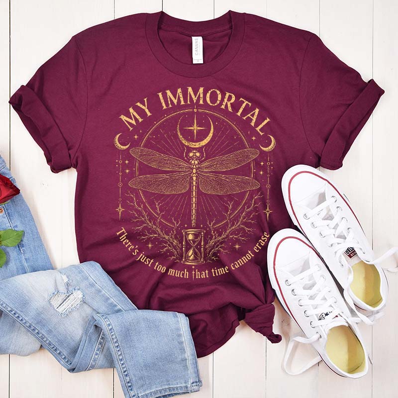 My Immortal Dragonfly Celestial Moon T-Shirt