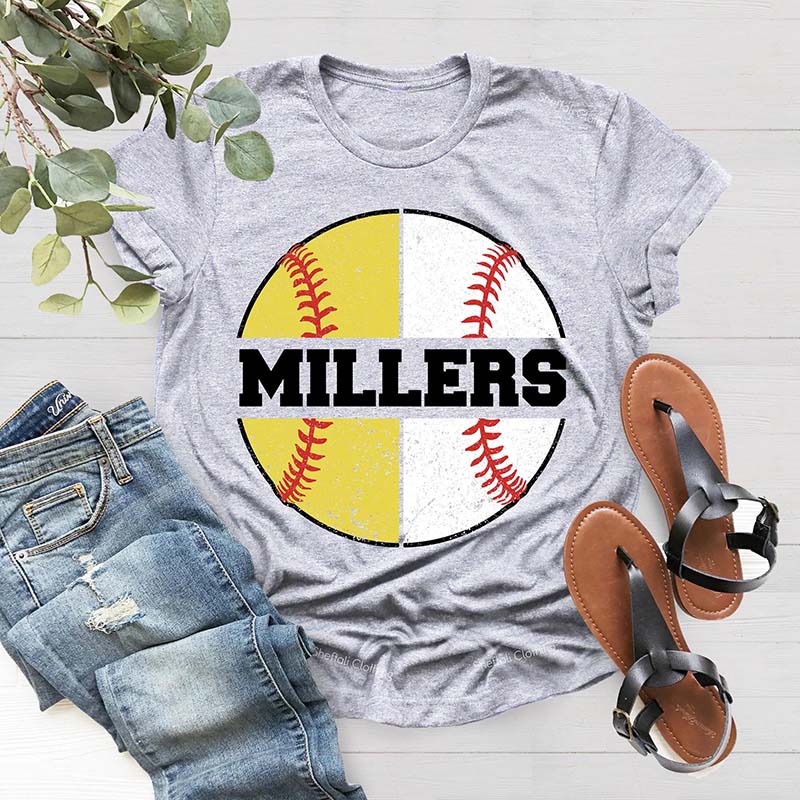 Custom Softball and Baseball T-Shirt