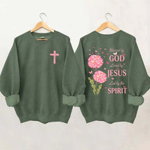 Blessed By God Loved By Jesus Led By The Spirit Sweatshirt
