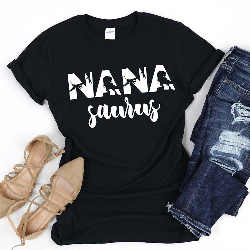 Dinosaur Nana Saurus T-Shirt