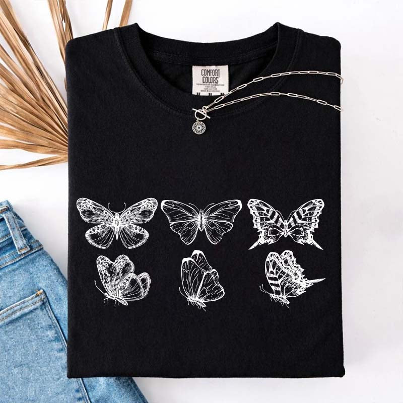 Dark Cottagecore Butterfly T-Shirt