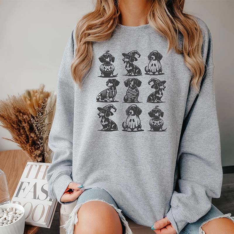 Dachshund Halloween Sweatshirt