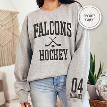 Personalized Hockey Mom Sports Sweatshirt