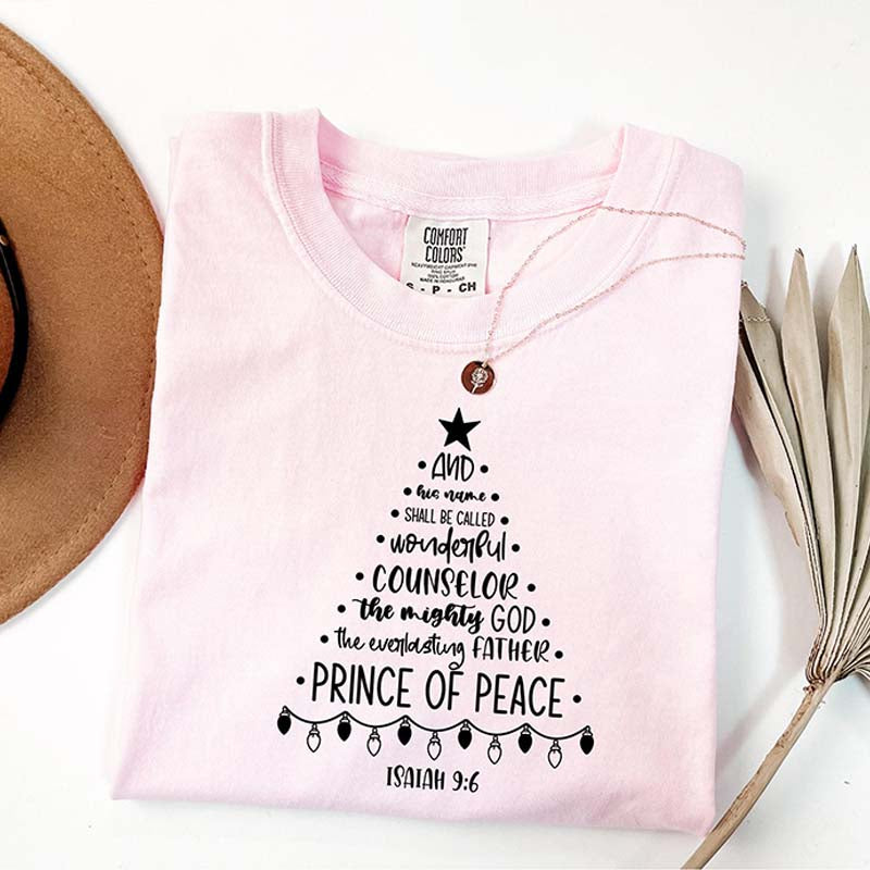 Religious Christian Christmas Tree T-Shirt