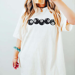 Retro Lucky 8 Balls T-Shirt