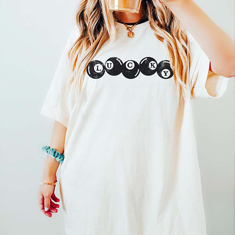 Retro Lucky 8 Balls T-Shirt