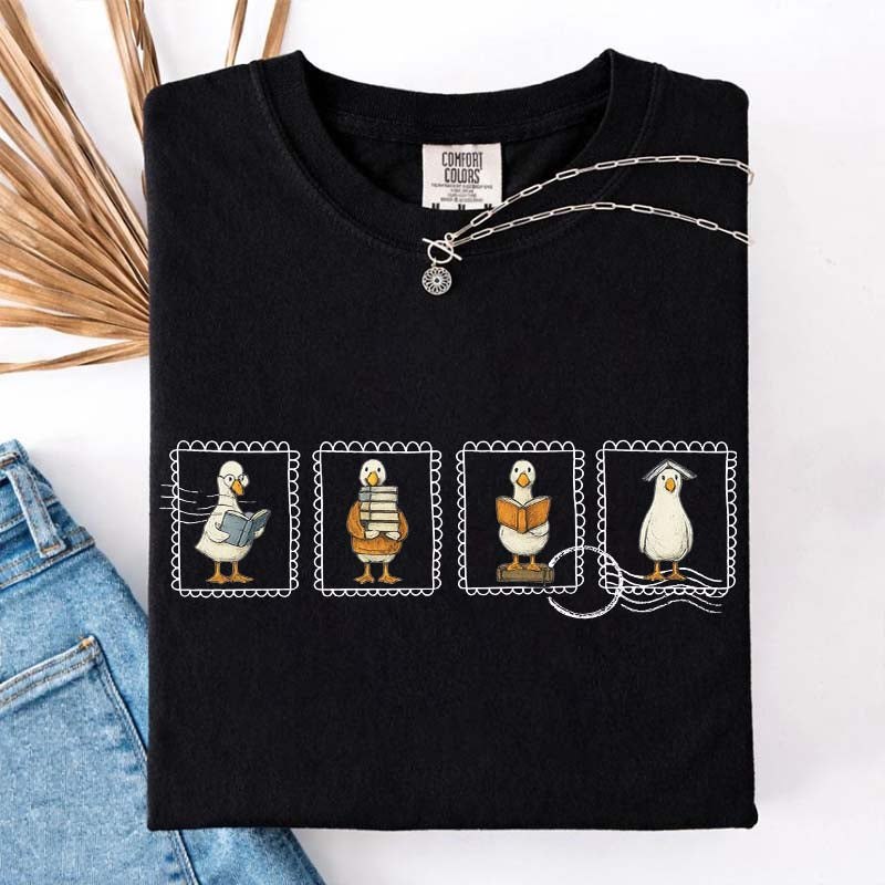 Silly Goose Teacher Book T-Shirt