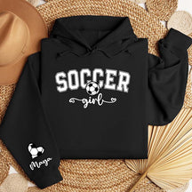 Custom Soccer Girl Hoodie