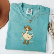 Retro Silly Goose On The Loose Western T-Shirt