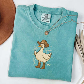 Retro Silly Goose On The Loose Western T-Shirt