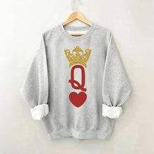 Queen Of Hearts Sweatshirt