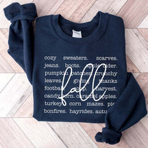 Fall Definition Words Sweatshirt