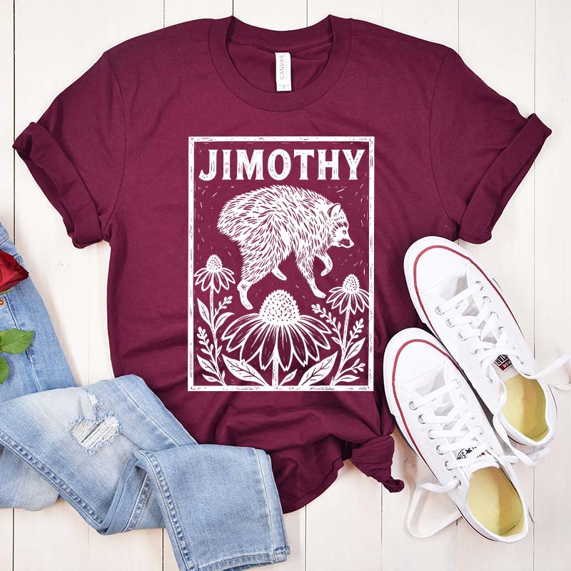 Jimothy Trendy Raccoon Meme T-Shirt