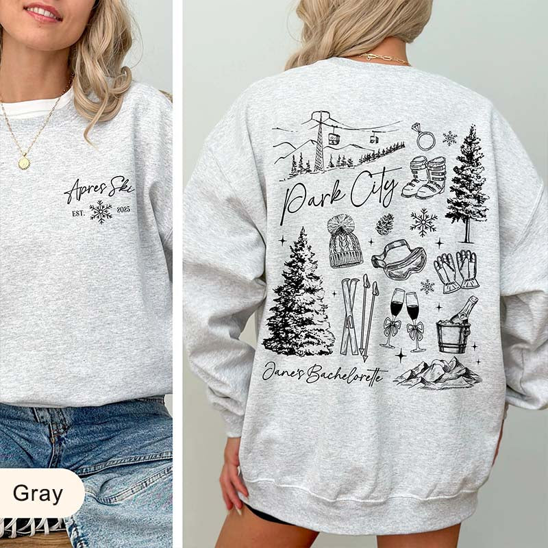 Winter Bachelorette Party Sweatshirt