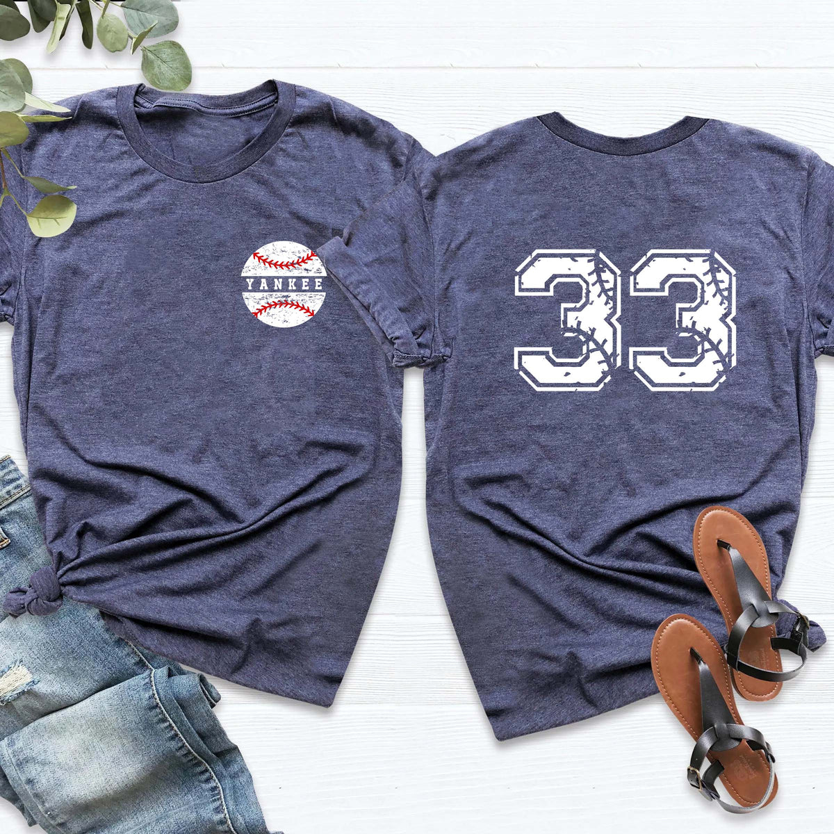 Personalized baseball Number & Name T-Shirt