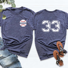 Personalized baseball Number & Name T-Shirt