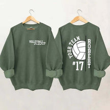 Personalized Team Spirit Volleyball Sweatshirt