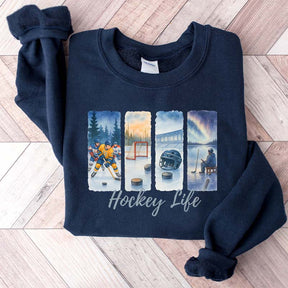 Cute Hockey Mom Life Sweatshirt