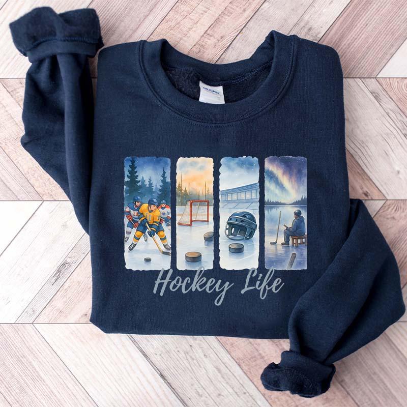 Cute Hockey Mom Life Sweatshirt