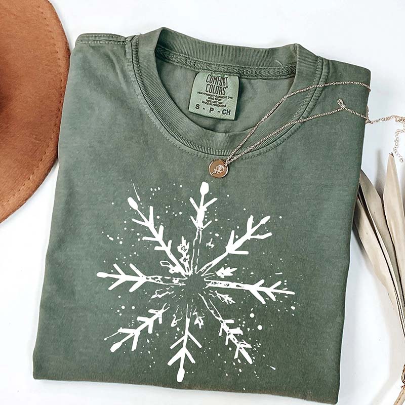 Winter Snowflake Holiday T-Shirt