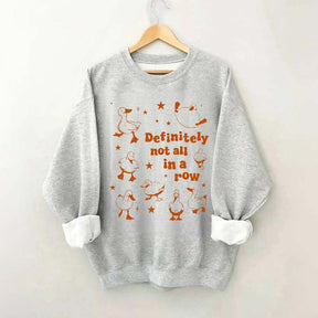 Retro Ducks Not in A Row Sweatshirt