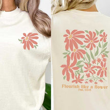 Flourish Like A Flower Religious T-Shirt