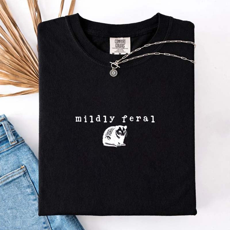 Comfort Colors Mildly Feral Possum T-Shirt