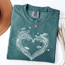 Heart Wave Comfort Colors T-Shirt