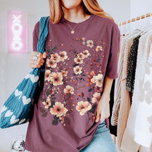 Gardening Fairycore Pressed Wildflower Cottagecore T-Shirt