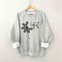 Dandelion Tennis Racket Minimalist Sweatshirt