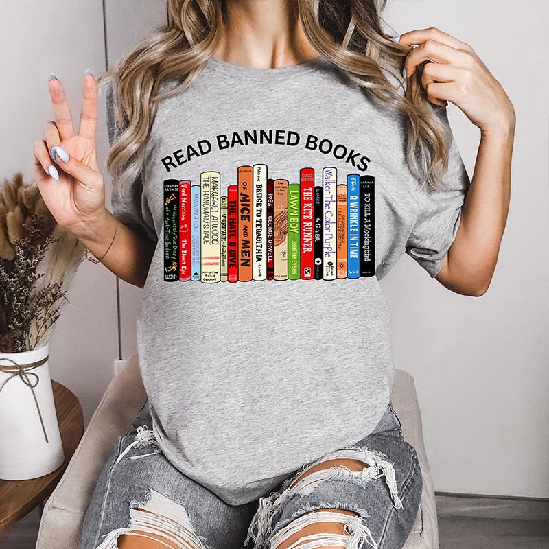 Read Banned Books Reading T-Shirt