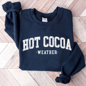 Retro Holiday Season Hot Cocoa Sweatshirt