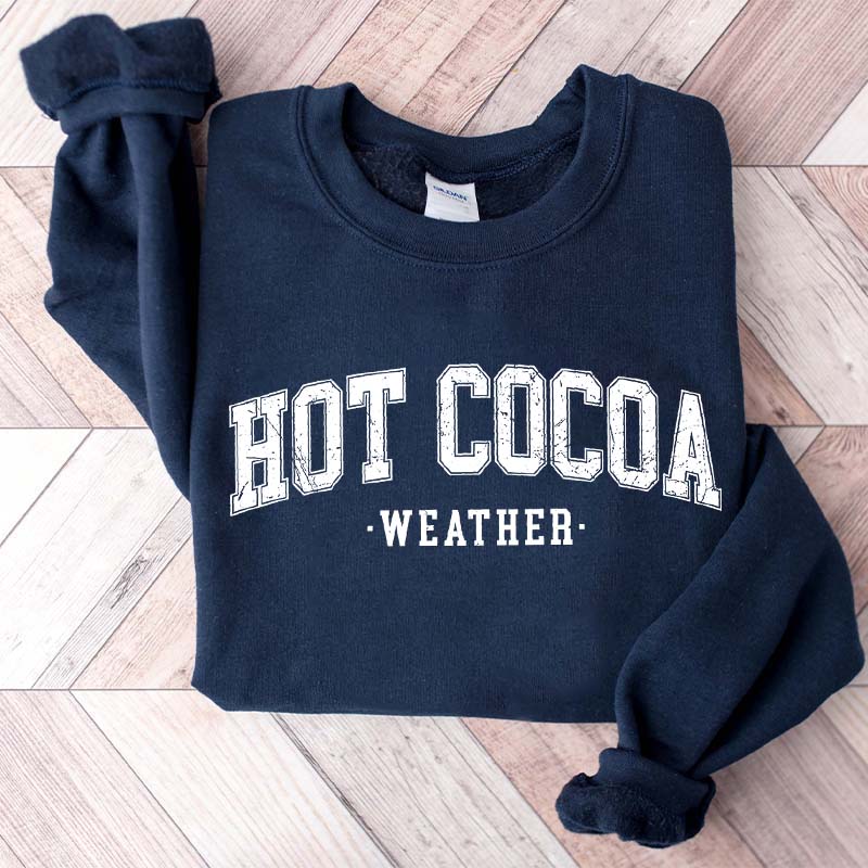 Retro Holiday Season Hot Cocoa Sweatshirt