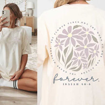 Boho Bible Verse Floral Faith T-Shirt