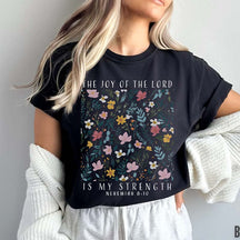 Vintage Bible Floral Christian T-Shirt