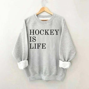 Hockey Is Life Minimalist Sweatshirt