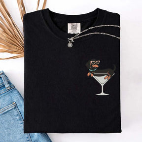 Weenies and Martinis Dachshund Weenie Tini T-Shirt