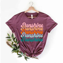 Retro Sunshine Hiking Summer Vacation T-Shirt