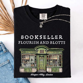 Wizard Bookstore Book Lover T-Shirt