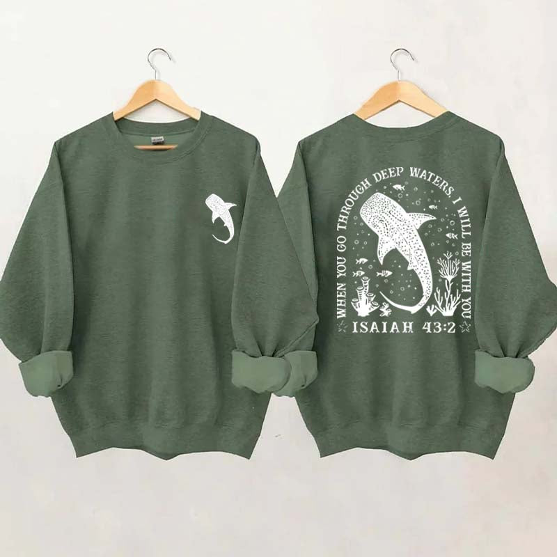 Ocean Faith Whale Shark Sweatshirt