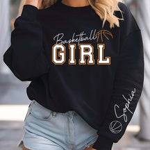 Personalized Basketball Girl Sweatshirt