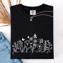 Comfort Color Simple Wild Flowers T-Shirt