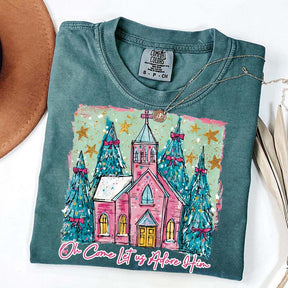 Oh Come Let Us Adore Him Christmas T-Shirt